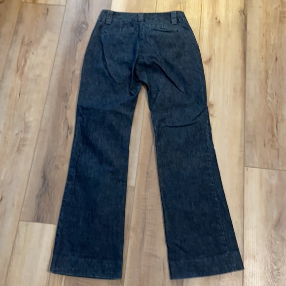 Gap curvy jeans dark wash jr women’s size 1 regular Flare low rise RN 54023 EUC - Picture 10 of 16